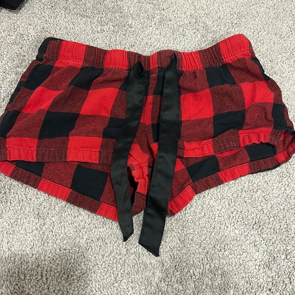 Buffalo Plaid Pajama Shorts - Picture 3 of 6